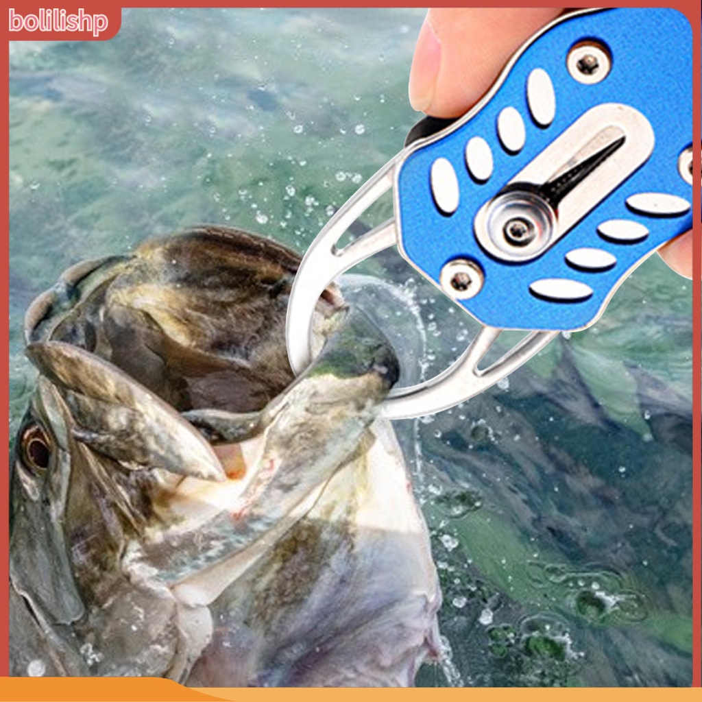 [Bolilishp] fishing Gripper Bukaan Besar Anti Karat Ringan Kekuatan Tinggi Fish Lip Gripper Untuk Angling