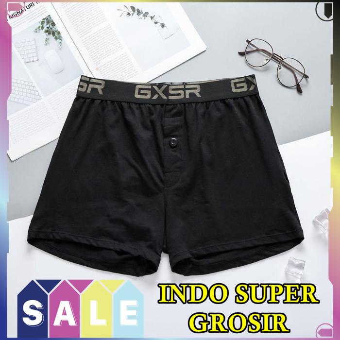 BOXER KATUN PRIA GX MEN'S BOXER SEMPAK PRIA BOXER PRIA DEWASA / BOXER PRIA SEXY  KATUN PRIA GX MEN'S
