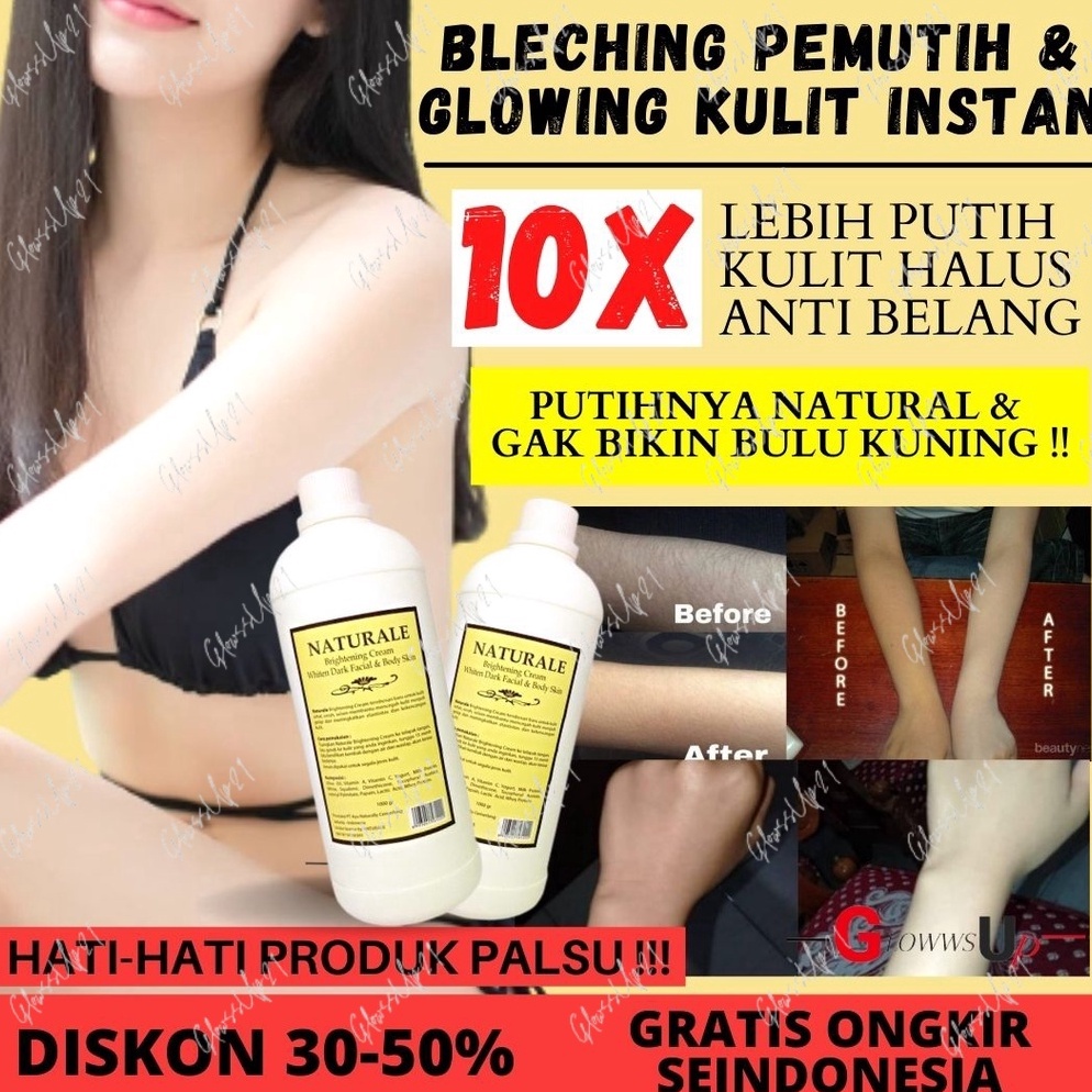 (Z✓8R✔) BLEACHING BADAN NATURALE 500gr BPOM PEMUTIH BADAN BLECHING BADAN PEMUTIH BADAN PERMANEN BODY