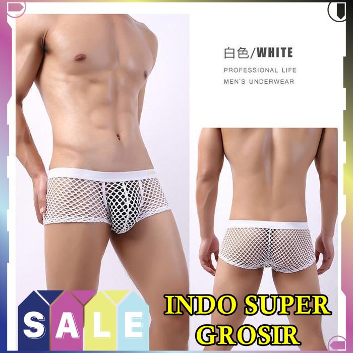 CELANA DALAM BOXER PRIA TRANSPARENT F CELANA DALAM BOXER PRIA DEWASA / BOXER PRIA SEXY  PRIA TRANSPA