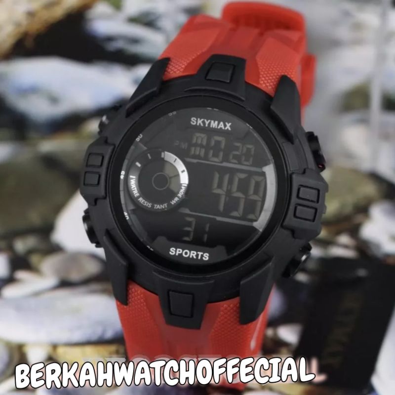 JAM TANGAN ORIGINAL SKYMAX 2024 WATERPROOF BISA DIPAKAI RENANG