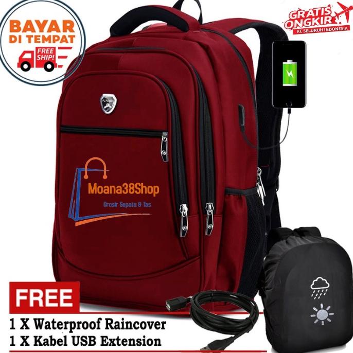Ready Tas Ransel Pria Terbaru Dewasa Remaja Kerja Seminar Punggung Laptop Primium Original Polo Back