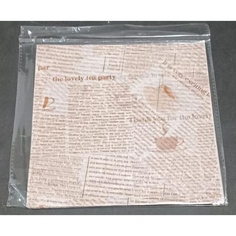 

Trending Wax Paper Kertas / Alas / Tatakan Nasi / Burger / Kebab / Hot Dog / Roti Motif / Putih / Printing / Warna / Koran / Newspaper / Daun Pisang / Banana Leaf Ala Kfc/Mcd Food Grade Anti Lengket F23P