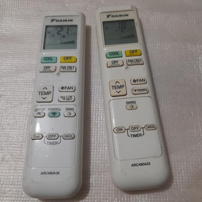 \\\\\] remote ac daikin inverter thailand original ARC480A33