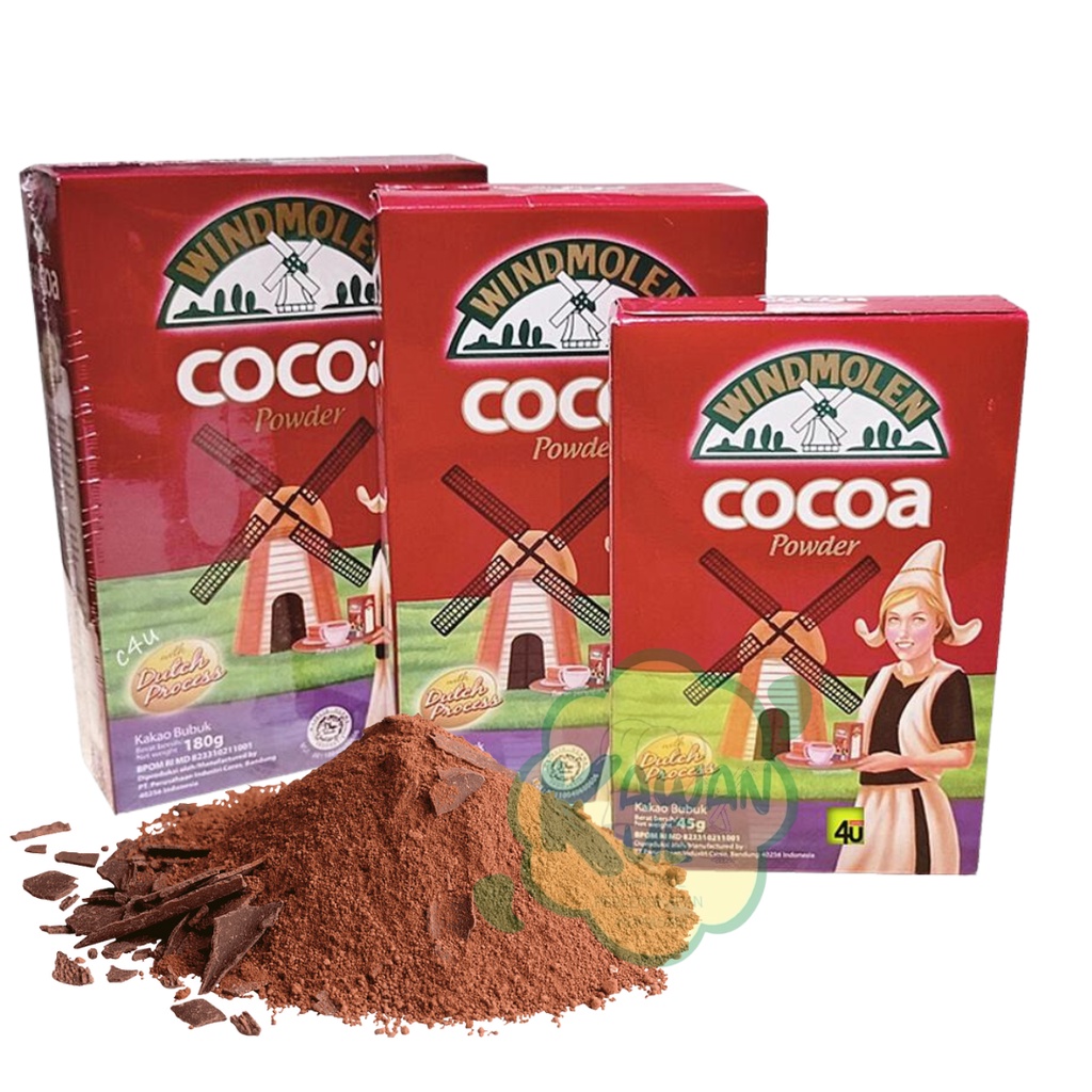 

WINDMOLEN COKLAT BUBUK Kemasan 40gr ,80gr ,165gr