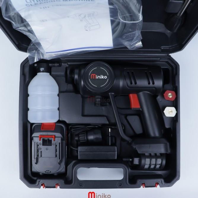 Jet Steam Cleaner Cordless Steele Sg-08 - Set Alat Cuci Mobil 48Volt
