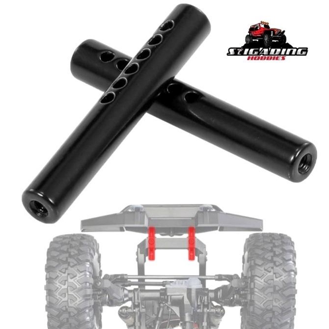 ><><><] METAL BUMPER MOUNT HOLDER POST ROUND TRX4 TRX6 SCX10 RGT (2PCS)