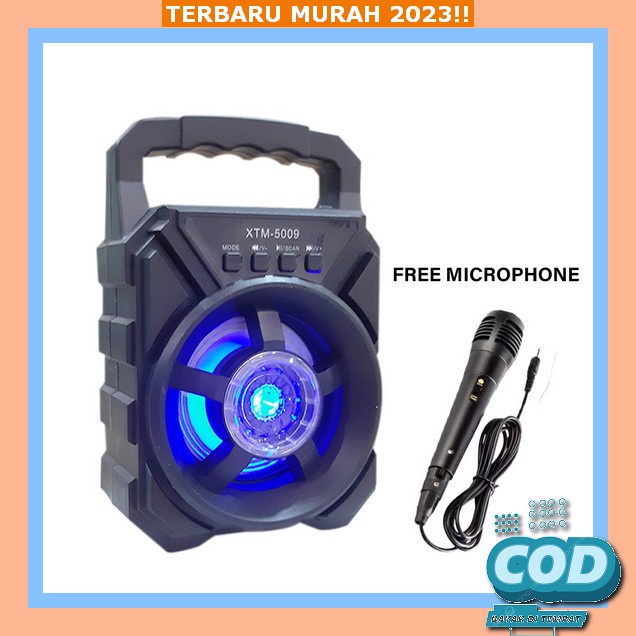 Mic Speaker Bluetooth Karaoke Speaker Karaoke Bluetooth Portable Wireless Full Musik Kekinian Spikr 