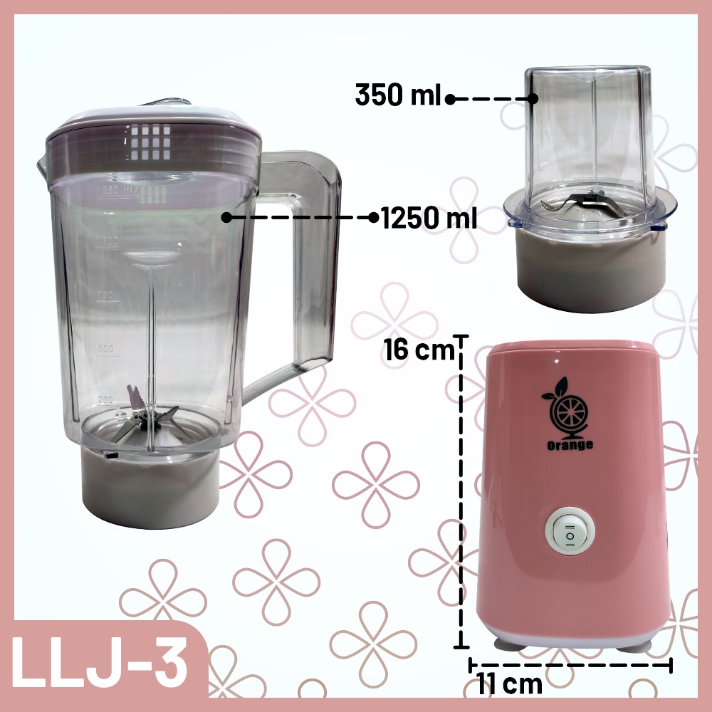 Blender Elektrik Blender Jus Buah/Sayuran Segar Blender Mesin Penggiling Buah/Daging/Sayuran WH66