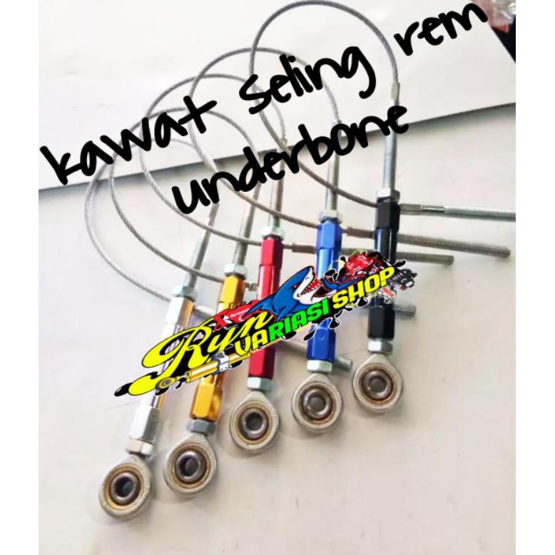 Terbaru Seling Rem Tali Kawat Seling Rem Underbone  Underbon Tromol Kawat Seling Rem Belakang