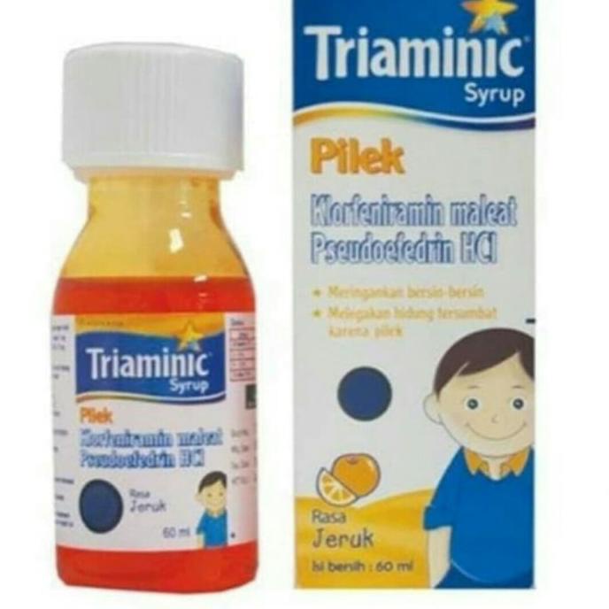 

TRIAMINIC SYRUP PILEK RASA JERUK 60 ML lge