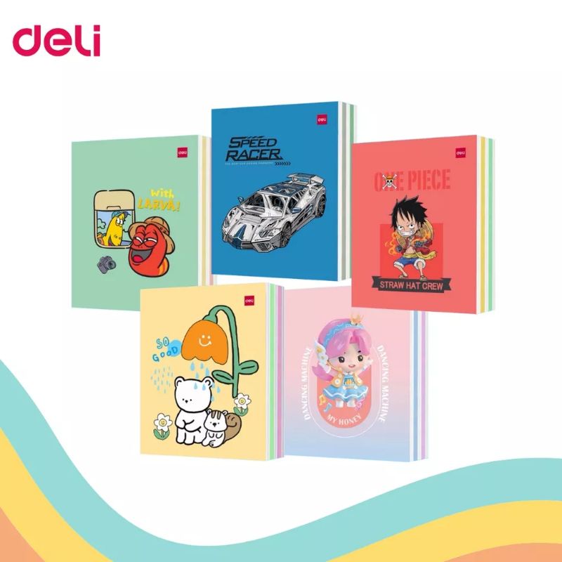 Buku tulis sekolah DELI Astronot One Piece Karakter SATUAN