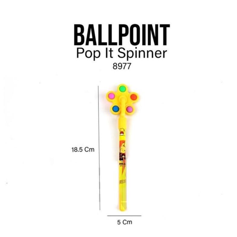 

Terlaris Pulpen Gel Pop It Pulpen Spiner Gel Hitam J23X