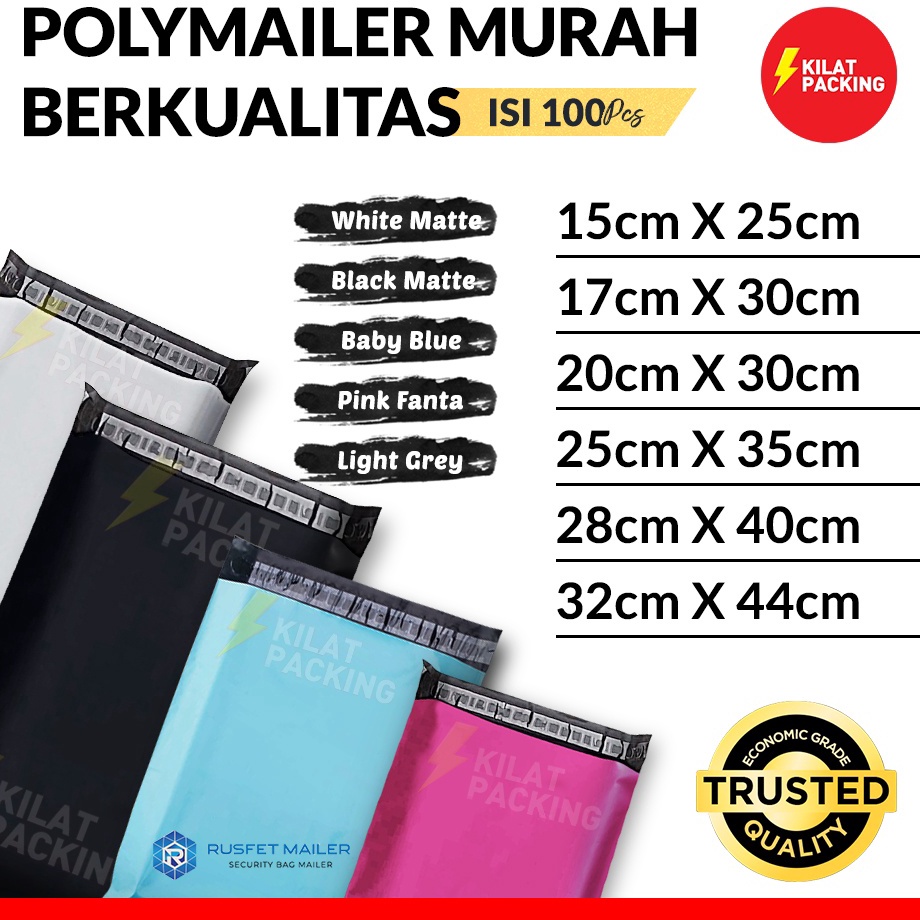 

↑Murah FPYVW POLYMAILER EKONOMIS BERKUALITAS - PLASTIK PACKING MURAH ISI ±100 LEMBAR - HARGA DIJAMIN TERMURAH C78 ➼Murah