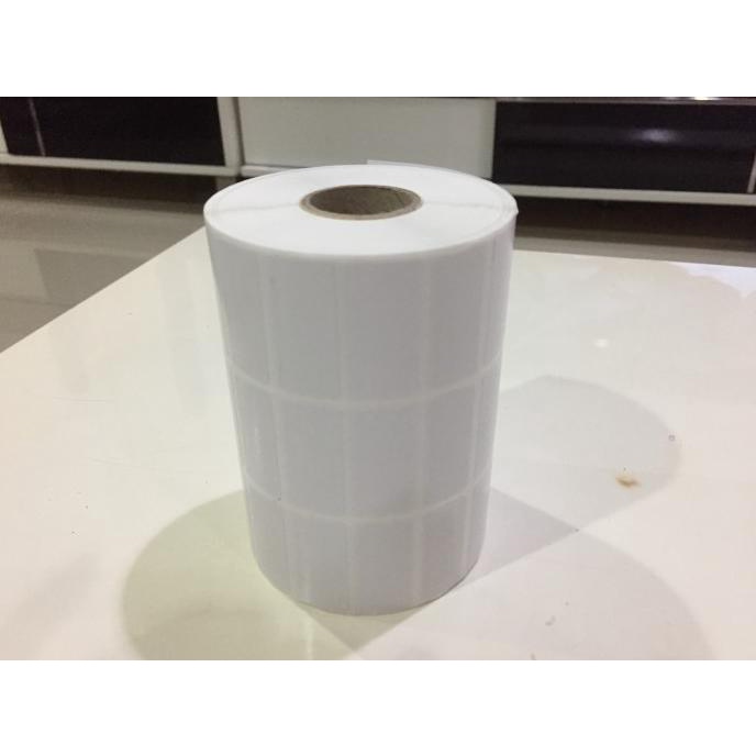 

Label Sticker Barcode 15x33mm Semicoated(3 Lines isi 5000 pcs) Core 1" rra01