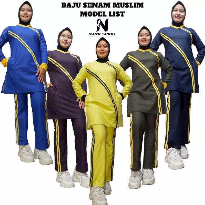 Baju sport wanita dewasa, baju olah raga senam zumba joging dan lainnya