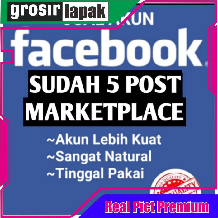 LAPAK BERGARANSI PROMO JUAL AKUN FB EFBE MARKETPLACE SIAP JUALAN BEST SELLER TERMURAH