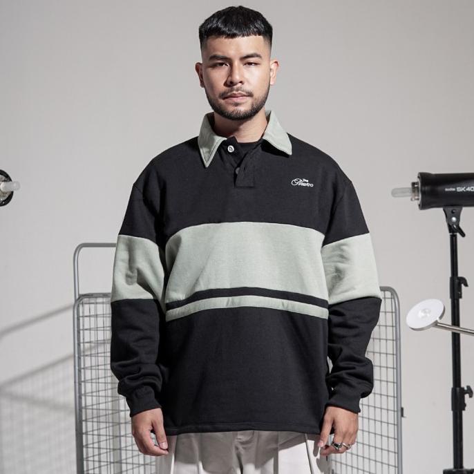 Noforty Newtro Rugby Shirt Black