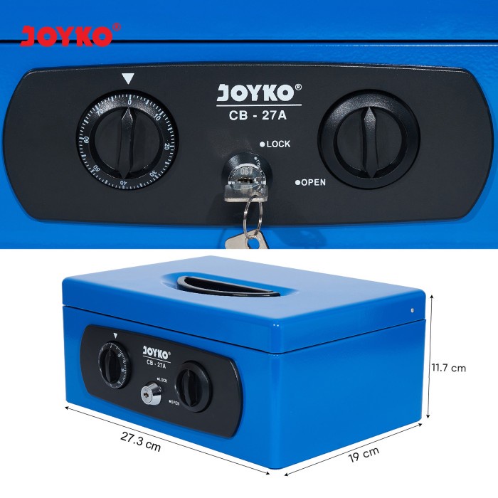 

Cash Box / Kotak Uang / Kotak Kas Joyko Cb-27A
