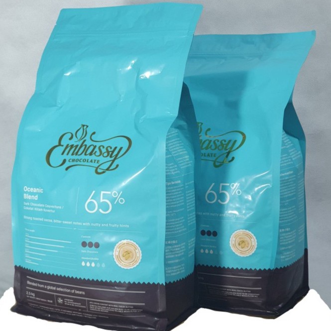 

EMBASSY Oceanic Dark Couverture 65% 2,5 kg - Tulip Couverture Dark 65%