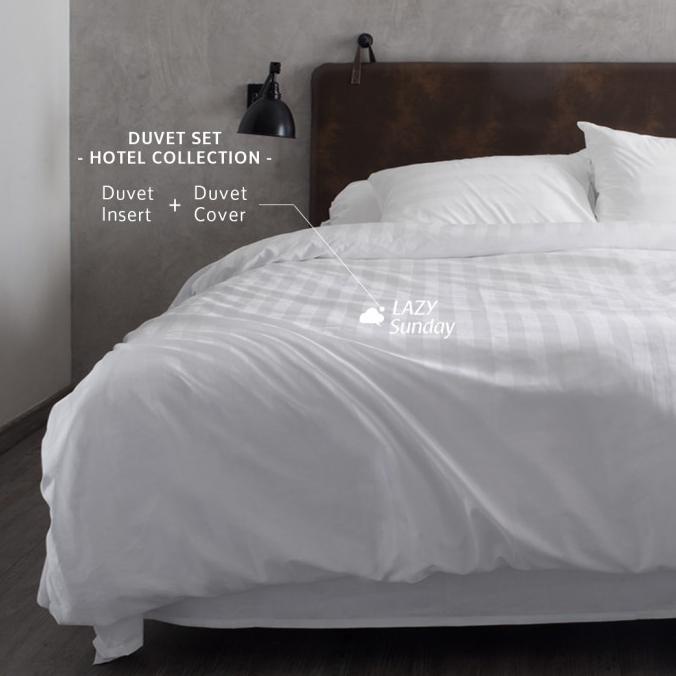 PAKET Inner Duvet / Quilt Insert + Duvet Cover / Quilt Cover Hotel