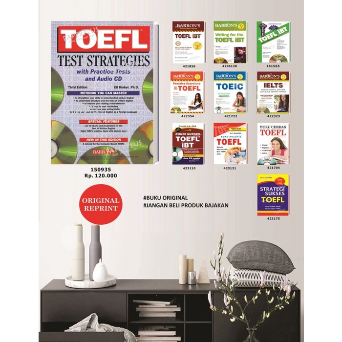 PROMO TOEFL TEST STRATEGIES THIRD EDITION_SERIES TERMURAH