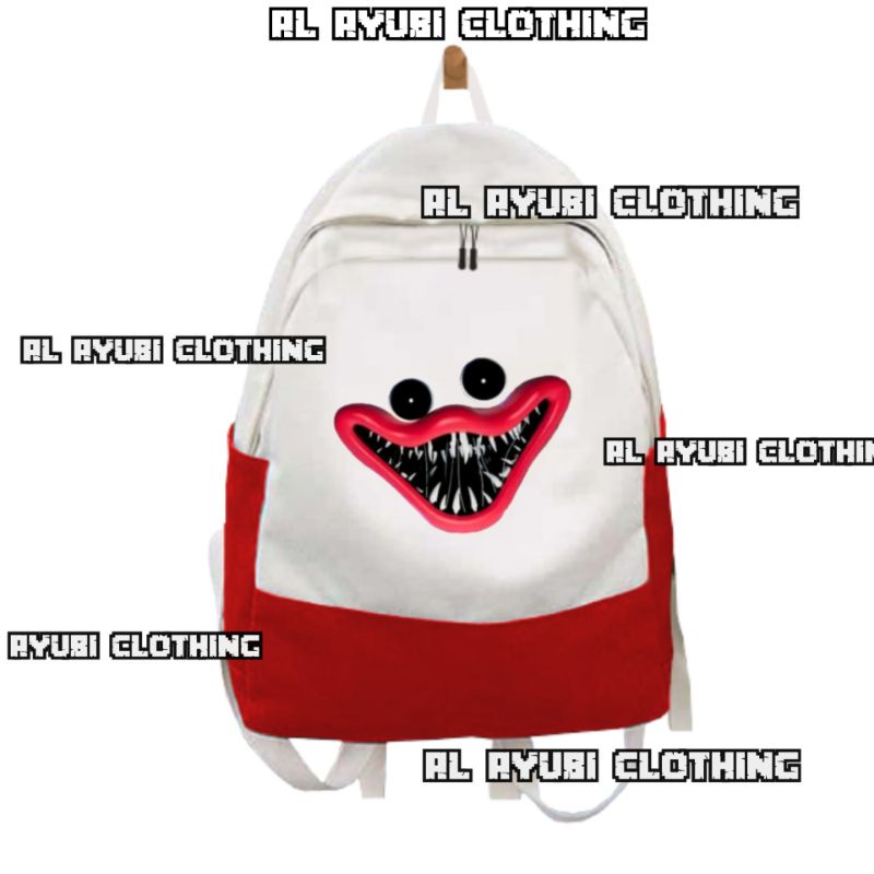 Tas anak Face Huggy Wuggy / free name