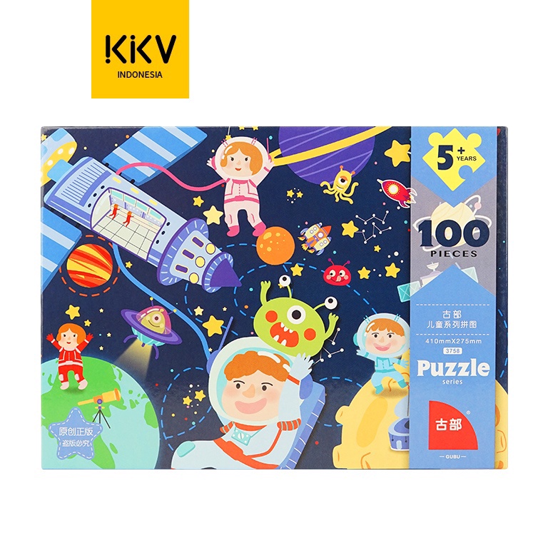 Harga Termurah.. KKV -Puzzle 100 pcs Exploring the Universe Mainan Anak