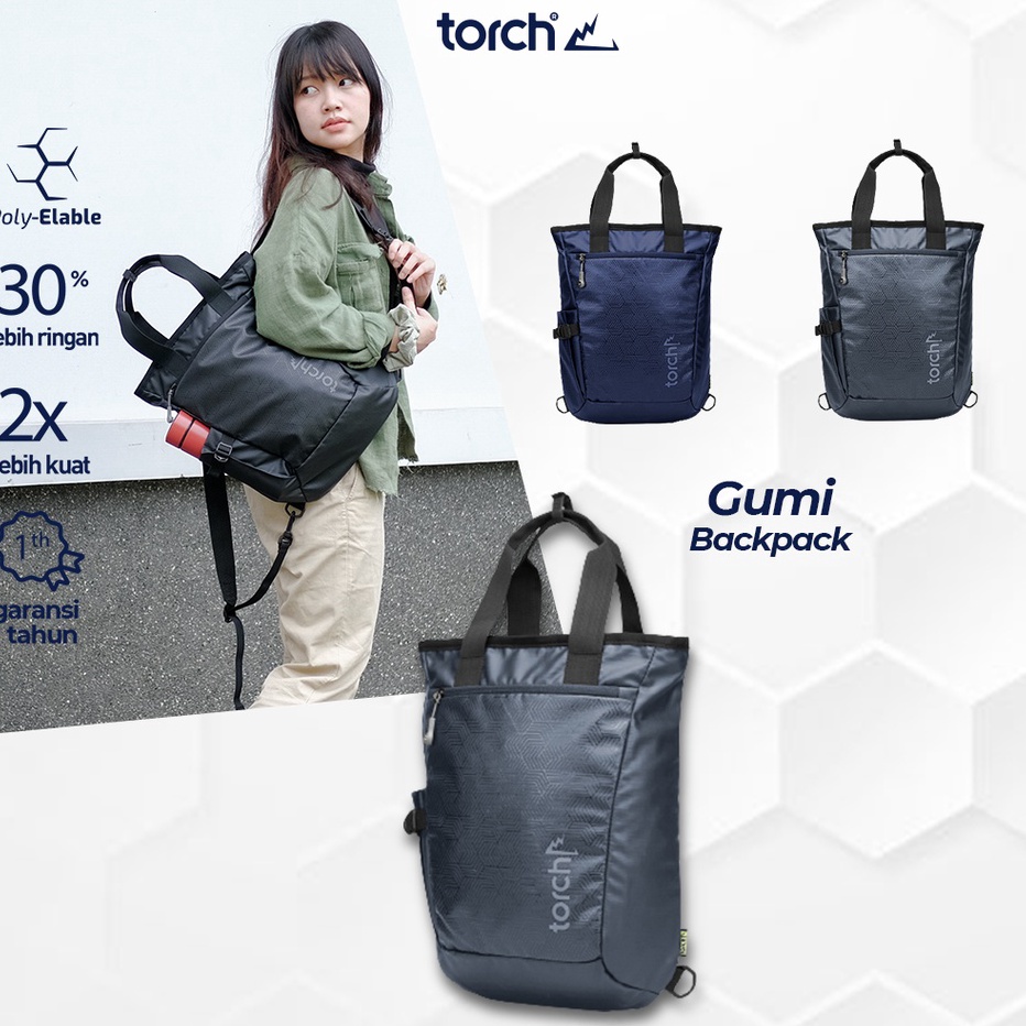 ✨ TORCH Depok Backpack Office Bag Gumi murah