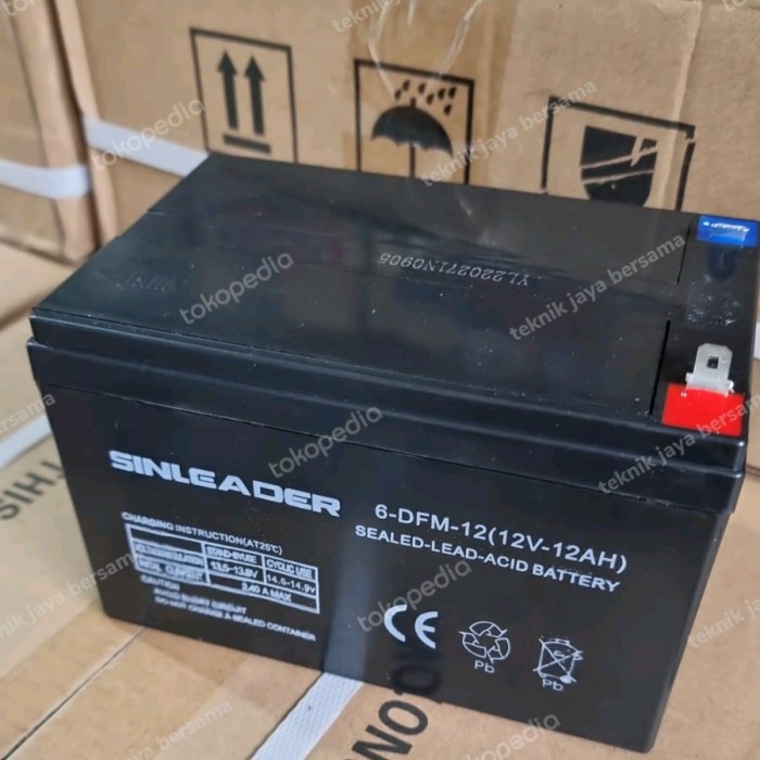 Best Seller Aki Baterai Kering 12V 12Ah Sinleader