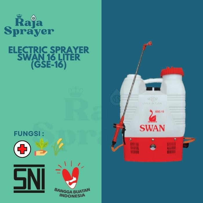 Terlaris Swan Sprayer Electric Semprotan Hama Elektrik 16 Liter Gse-16
