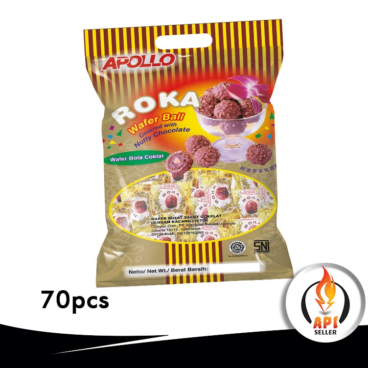 

✨TERBARU✨ APOLLO ROKA WAFER BALL 70pcs buruan