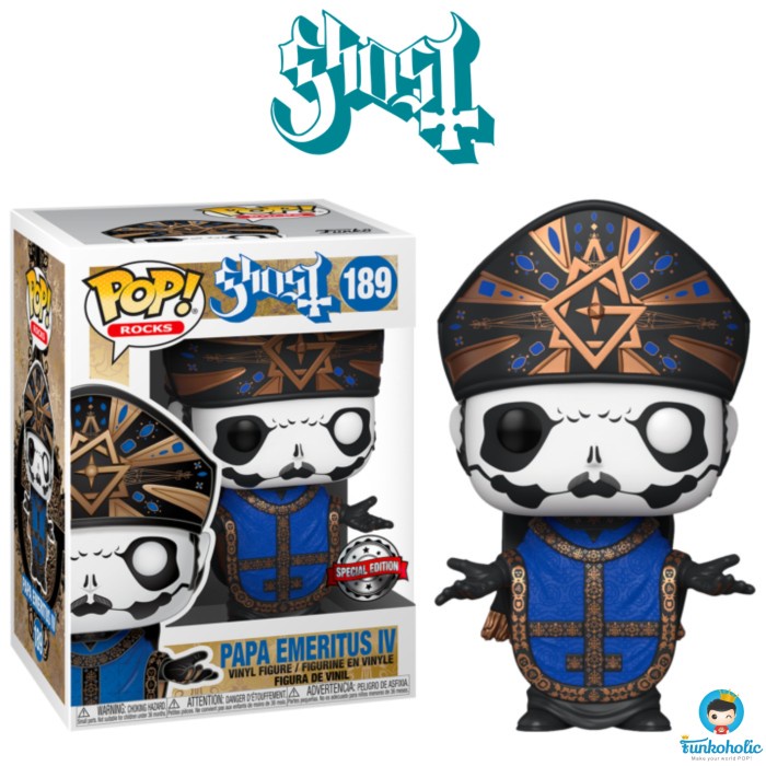 Funko Funko Pop Rocks Ghost - Papa Emeritus Iv [Exclusive] #189