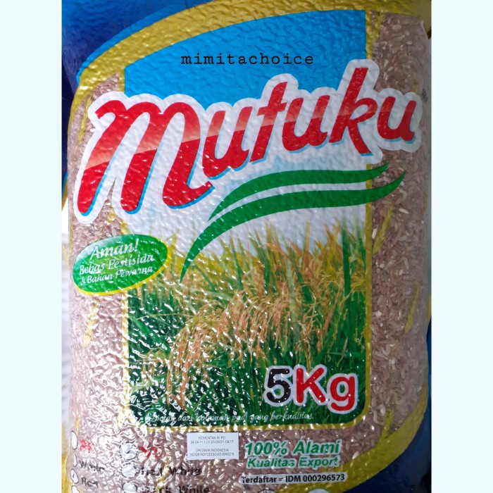 

Beras Merah Organic Mutuku 5Kg