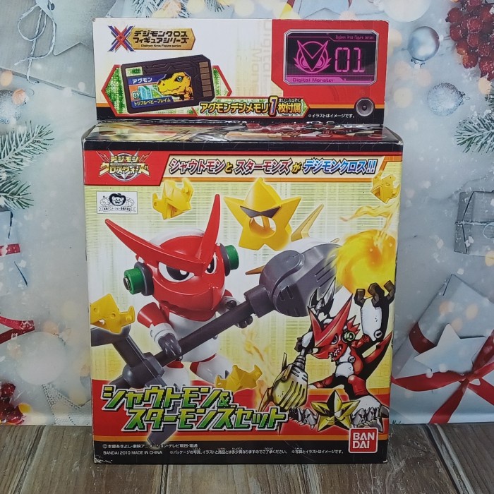 HOT SALE SHOUTMON DIGI FUSION XROS WARS DIGIMON FIGURE TERLARIS