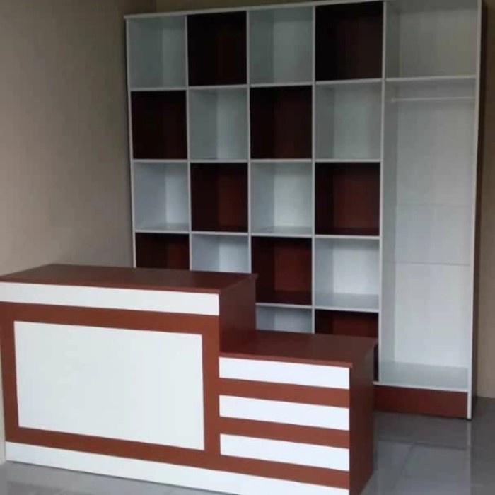 Lauba Satu Paket Rak Laundry Lemari Laundry + Meja Kasir