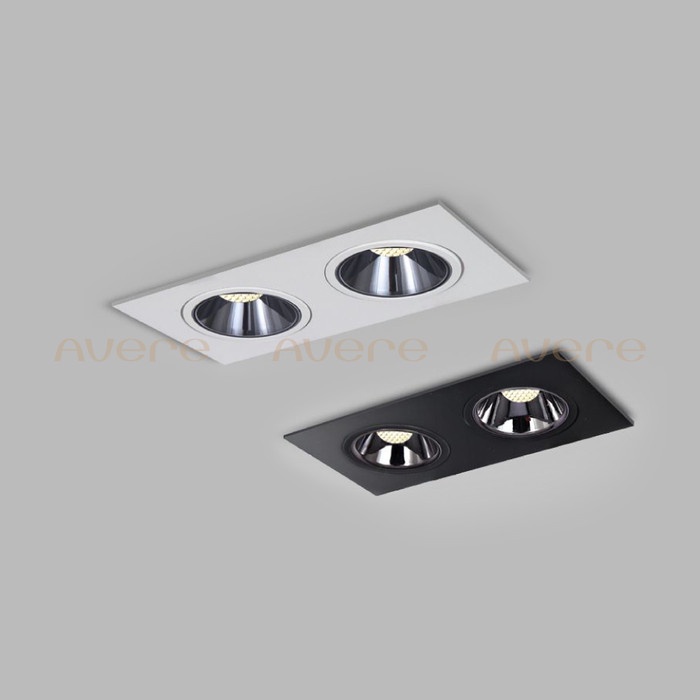 Terlaris Double Downlight Led Spotlight Aluminium Beta