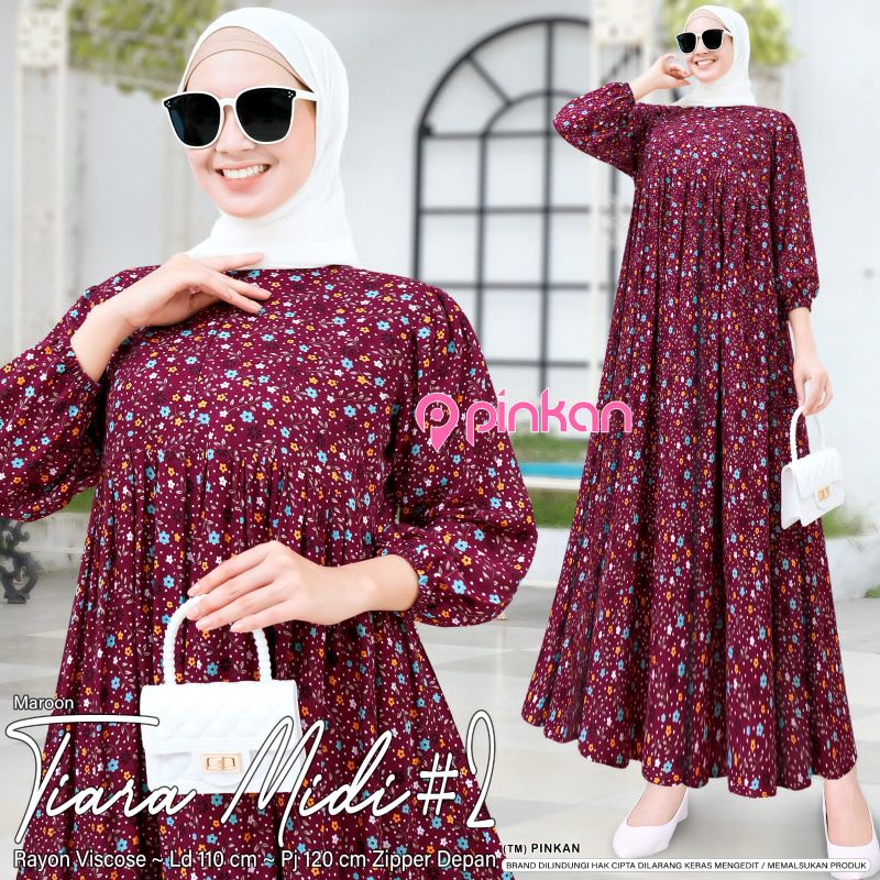 Tiara Midi #2 bunga bunga by Pinkan REALPICT PRODUK