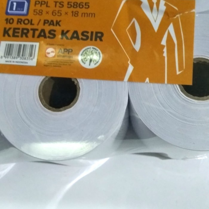 

Kertas Kasir 58 X 65 paper line HVS.