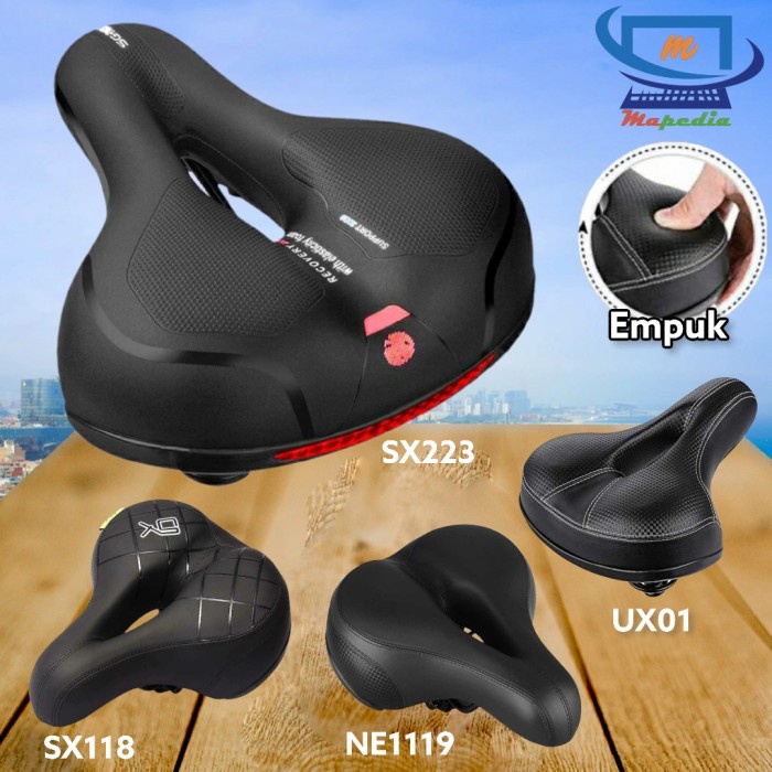 Bestseller Jok Sadel Per Sepeda Mtb Lebar Tebal Empuk Besar