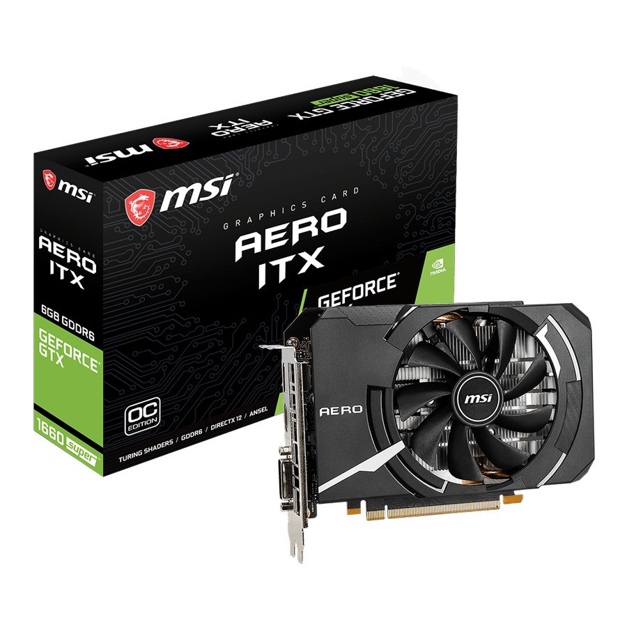 VGA MSI Geforce GTX 1660 Super Aero ITX OC 6GB DDR6