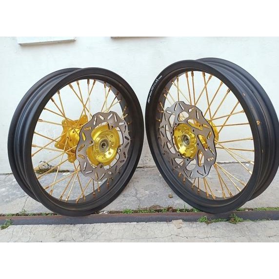 HARGA DISKON! Paket Velg Supermoto Super moto CRF 150 - Wheelset Supermoto Supermoto CRF 150