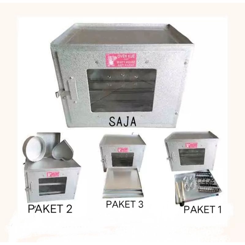 Oven Tangkring kompor Gas Free loyang dan Cetakan Kue