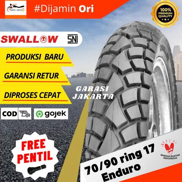 BAN MOTOR SWALLOW 70 90-17 RING 17 TUBELESS TUBLESS SWALLOW KATANA