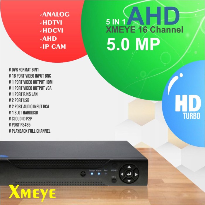 Terlaris Dvr Xmeye 16Ch - Dvr Xmeye 5Mp 16 Channel New Version Xmeye 6In1