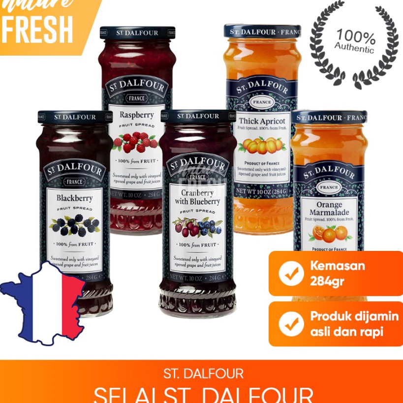 

Dijual Murah➢ CE9EM Selai St Dalfour All Varian IMPORT France 284 gr - Raspberry/ Strawberry/ Blueberry S33 ➮Best Product