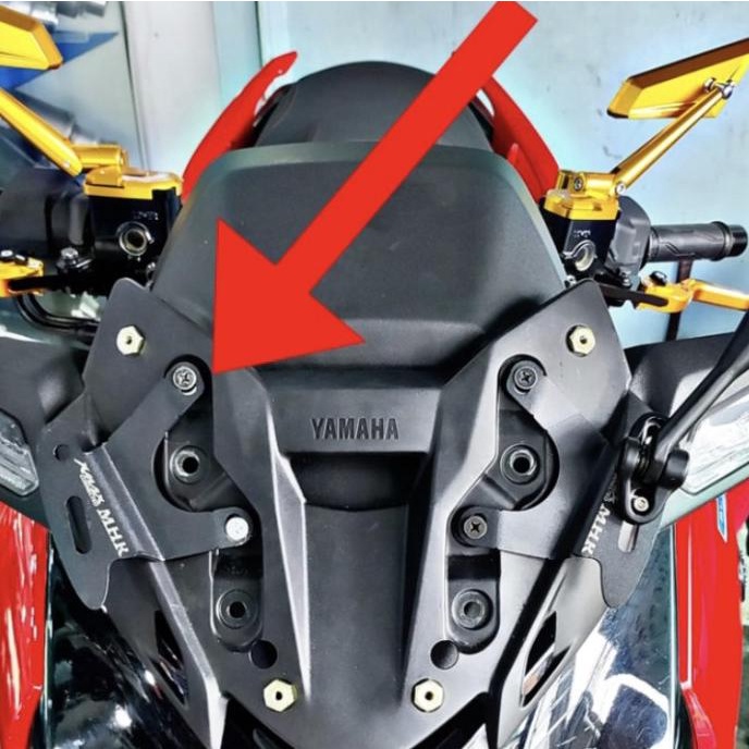 Breket Serpo Spion Yamaha XMAX 2023 Bracket Spion XMAX New Connected