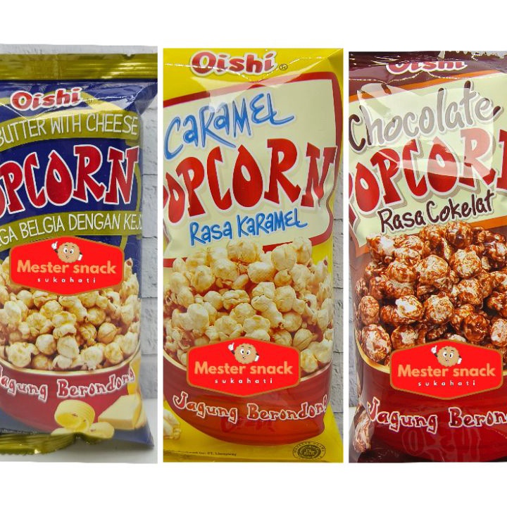 

[KODE PRODUK EV9ZJ4768] Oishi Popcorn Jagung Berondong | popcorn | snack jagung | snack popcorn | popcorn gurih | popcorn manis