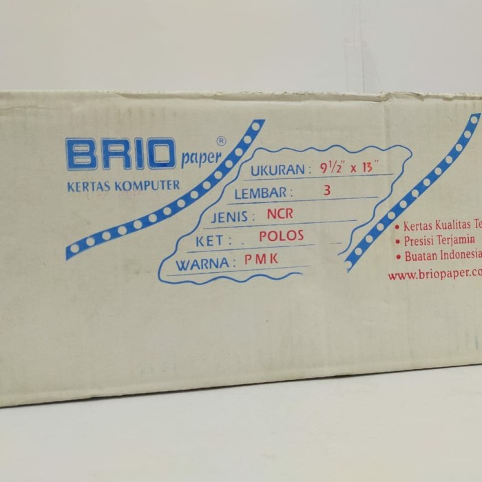 

Kertas Komputer Brio Uk Folio 3ply NCR PMK gon04