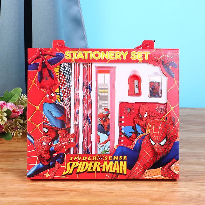 

➨aa Ready Stok perlengkapan sekolah anak import alat tulis satu set lengkap Y84